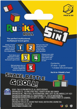 Настільна гра Spin Maste Rubik's Roll  5 в 1 (0778988419014)