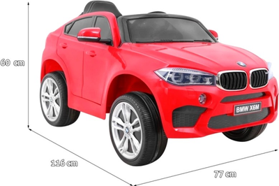 Електромобіль Ramiz BMW X6M Червоний (5903864906509)