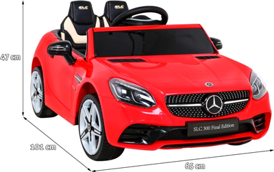 Електромобіль Ramiz Mercedes Benz SLC300 Червоний (5903864951387)