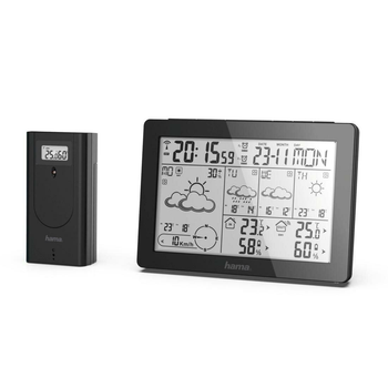 Метеостанція Hama Meteotime Black