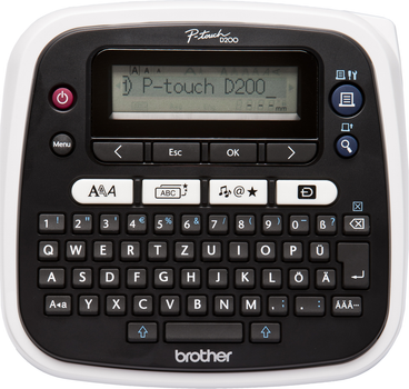 Принтер етикеток Brother PTD200BW (PTD200BWZG1)