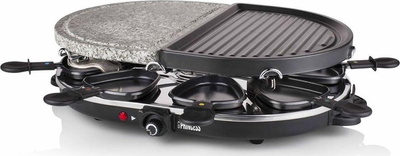 Раклетниця-гриль Princess Raclette 8 Oval STone Grill Party 162710