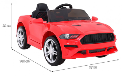 Samochód elektryczny Ramiz GT Sport Czerwony (5903864904307)