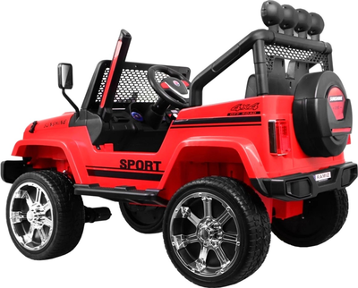 Samochód elektryczny terenowy Ramiz Raptor Drifter 4 x 4 Czerwony (5903864907155)