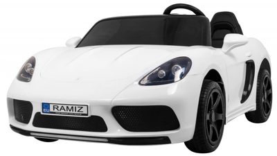 Електромобіль Ramiz Perfecta Auto Білий (5903864904017)