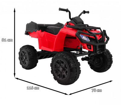 Quad elektryczny Ramiz XL ATV Czerwony (5903864904567)