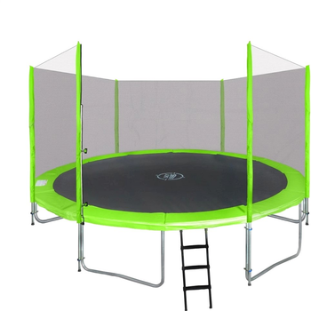 Trampolina ogrodowa SkyRamiz 427 cm 14FT z akcesoriami Zielona (5903864910063)