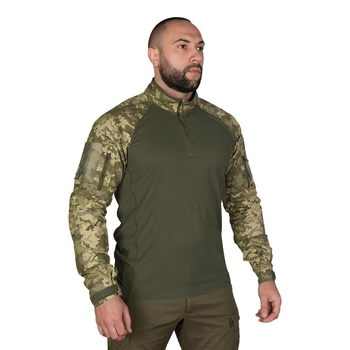 Тактическая боевая рубашка Camotec Raid MM14/Olive пиксель/олива L