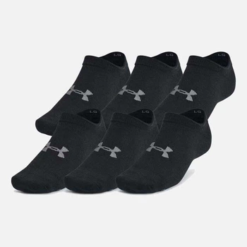Шкарпетки UA Essential No Show 6pk Чорний Уні XL 1382611-001 XL