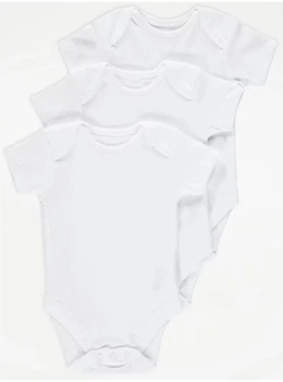 Боди (3 штук) George 584/5842/0641 80-86 см белые