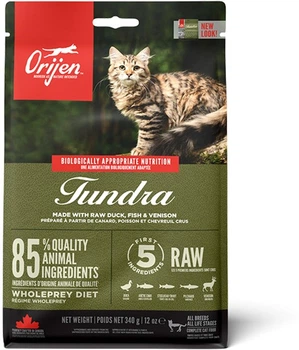 Сухой корм для кошек всех пород и возрастов Orijen Tundra Cat, 340 г (o28334)