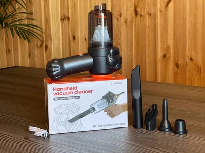 Автомобільний портативний бездротовий акумуляторний пилосос 2 in1 Vacuum cleaner ЧОРНИЙ LY-597