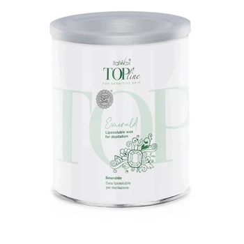 Теплый воск в банке Italwax TOP Line Изумруд, 800 г.