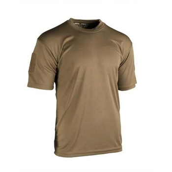 Тактическая футболка Sturm Mil-Tec "Tactical T-Shirt Quickdry" Dark Coyote койот 3XL