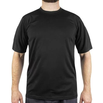 Тактична футболка Sturm Mil-Tec "Tactical T-Shirt Quickdry" Black чорна 3XL
