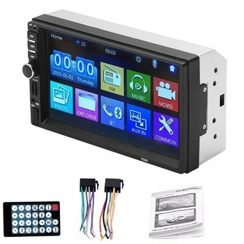 Автомагнітола 2 DIN Podofo 7018B Сенсорний Дисплей /AUX/Bluetooth/MP5 Player