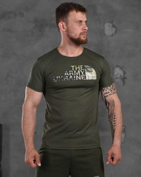 Армейская мужская футболка The Army Ukraine 2XL олива (87565)