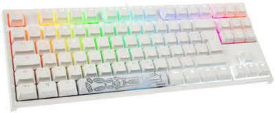 Klawiatura przewodowa Ducky One 2 TKL Cherry MX Black USB White (DKON1787ST-ADEPDWWT1)