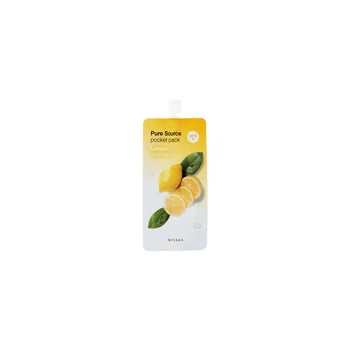 Осветляющая ночная маска для лица с лимоном MISSHA Pure Source Pocket Pack Lemon 10 ml