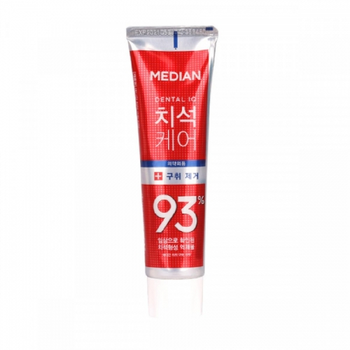 Освежающая зубная паста с цеолитом Median Dental IQ 93% Remove Bad Breath 120 g (красная)