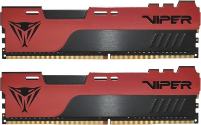 Оперативна пам'ять DDR4 32 Gb (3200 MHz) (Kit 16 Gb x 2) Patriot Viper Elite II Red (PVE2432G320C8K)