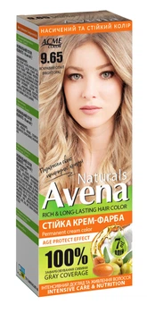 Стійка крем-фарба для волосся AVENA Naturals 9.65 Bright Opal 115 мл (4823115503077)