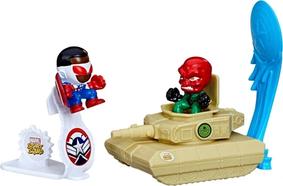 Игровой набор Marvel Stunt squad Капитан Америка против Красного черепа (F6895/F7064)