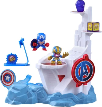 Игровой набор Marvel STNT SQD Команда каскадеров Капитан Америка (F6894/F7059)