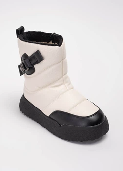 Дутики детские 342161 Fashion 35 (23 см) Бежевый