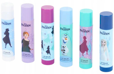 Набір бальзамів для губ Disney Frozen 6 шт (8720604316896)