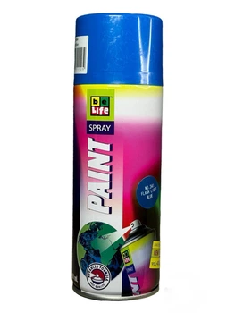 Аэрозольная краска Belife Metallic Paint 400 мл 341 голубой
