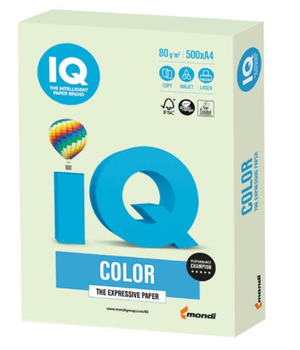 Папір кольоровий IQ Color A4 80 г/м2 500 аркушів Світло-зелений