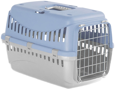 Переноска MP Bergamo Gipsy 2 large металеві дверцята 58х38х38h см Light Blue (8058093276637)
