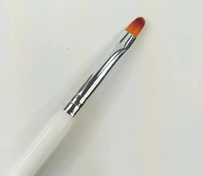 Пензель для полігеля Lilly Beaute з лопаткою, Біла