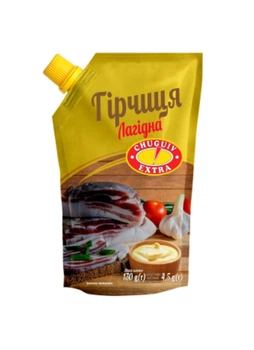 Ящик лагідної гірчиці Чугуєв продукт 130 г х 7 шт