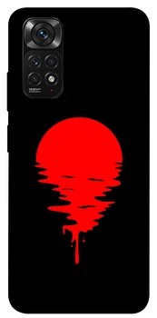 TPU чохол Demsky Red Moon для Xiaomi Redmi Note 11 (Global) / Note 11S