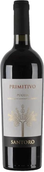 Вино San Marzano Santoro Primitivo IGP Puglia червоне сухе 0.75 л 12% (8023354061017)