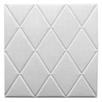 Самоклеюча стельова стінна 3D панель Sticker Wall 700x700х7мм