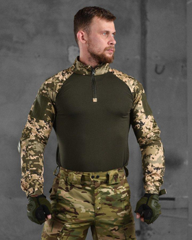 Армейская боевая рубашка убакс с налокотниками XL пиксель (85777)
