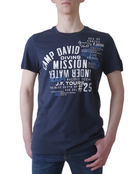 Футболка чоловіча CAMP DAVID (2307-3044-44/23-24) Синій L