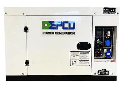 Дизельный генератор Depco DG12000SE-SILENT (9.5 кВт, 50 Гц, 220 В, 30 л) однофазный + блок ATS (41207)