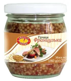 Ящик французької гірчиці Чугуєв продукт 180 г х 7 шт
