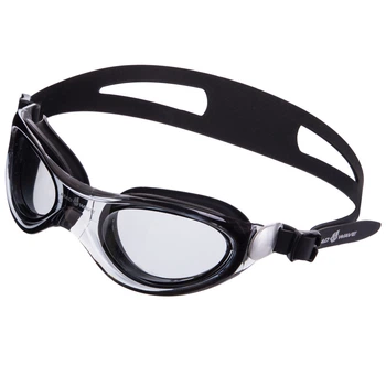 Окуляри напівмаска для плавання тренувальна Mad Swim 042601 Black