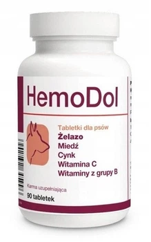 Dolfos (Долфос) HemoDol добавка для улучшения процессов кроветворения у собак - 90 табл.