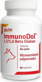 Dolfos (Дольфос) ImmunoDol Beta Glukan добавка для иммунитета собак, 90 табл.