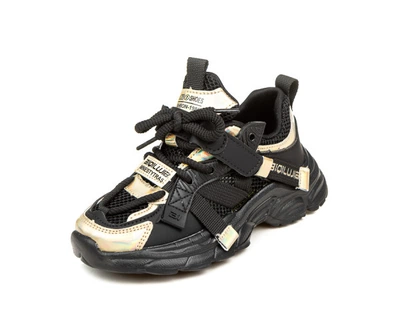 Кроссовки Fashion S31581 чорні (32-37) Чёрный 37