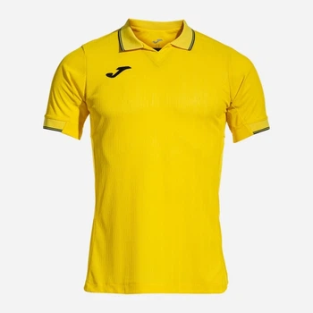 Поло длинное мужское Joma FIT ONE 103139.900 M Желтое (8445954508127)