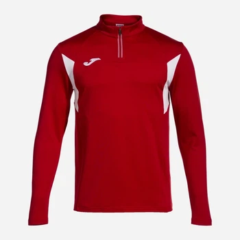 Спортивная кофта мужская Joma Winner Iii 103151.602 M Красная с белым (8445954511233)