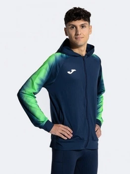 Спортивная кофта мужская Joma Elite Xi 103826.317 M Темно-синий/Салатовый (8445954711091)