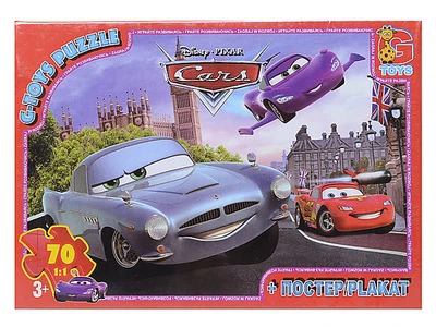 Пазли "Тачки", 70 елементів (Z10217) G-Toys (Z10217)